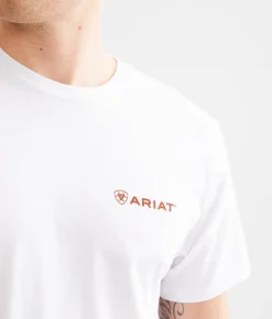 Graphic T-Shirts | Ariat Simple Hex T-Shirt White