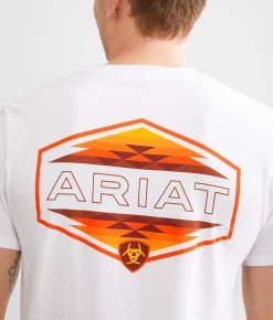 Graphic T-Shirts | Ariat Simple Hex T-Shirt White