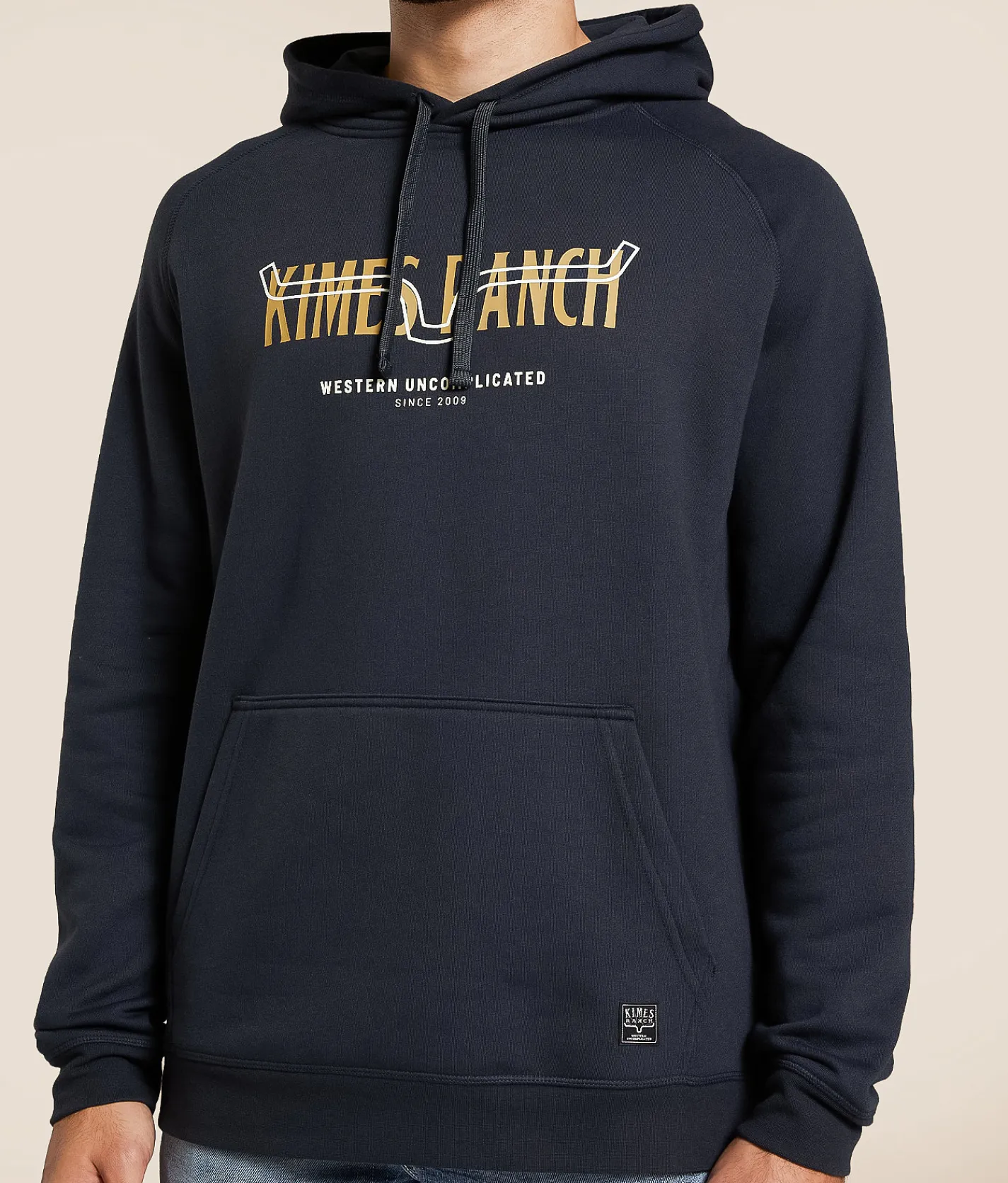 Kimes Ranch Simple Layers Hooded Sweatshirt Navy Best