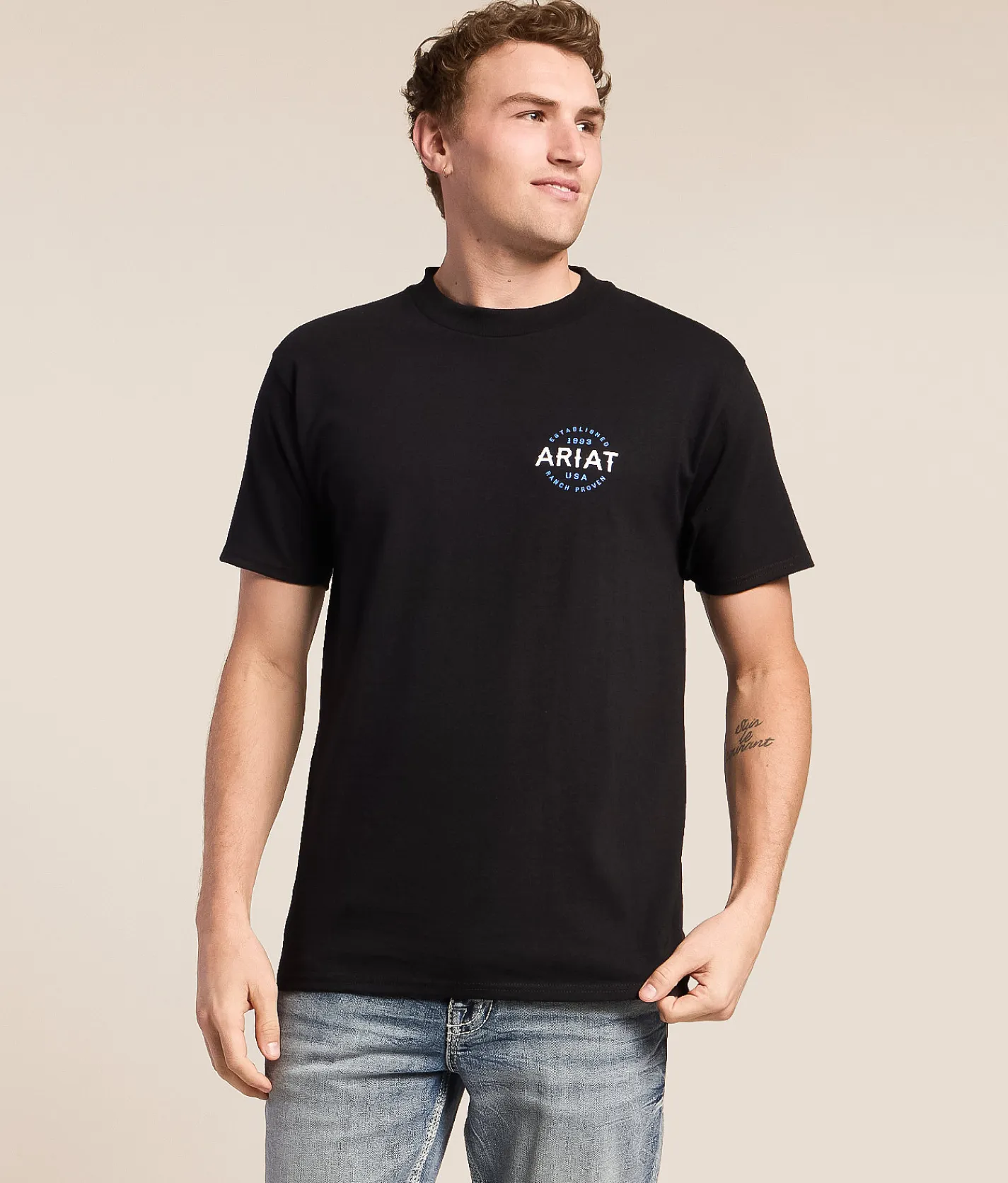 Ariat Simple Line Rancher T-Shirt Black Best
