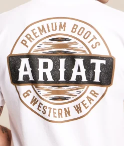 Ariat Simple Serape Western T-Shirt White
