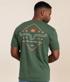 Kimes Ranch Simple West T-Shirt Royal Pine Sale