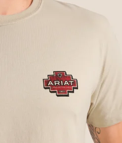 Tops|Graphic T-Shirts | Ariat Simple Wooden Cruces T-Shirt Natural