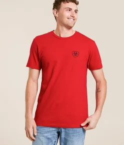 Ariat Simple Wooden Last T-Shirt Silver Birch New