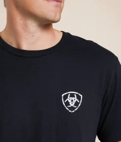 Ariat Simple Wooden Last T-Shirt Black Hot