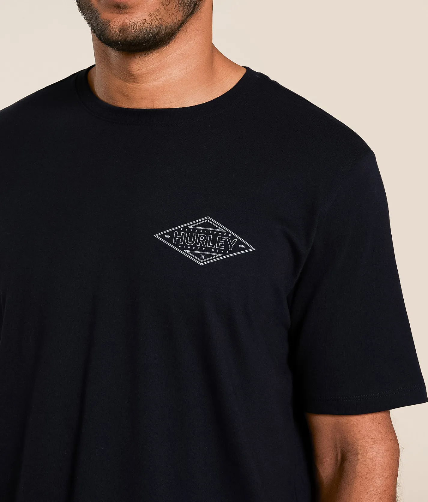Tops|Graphic T-Shirts | Hurley Simulate T-Shirt Solid Black