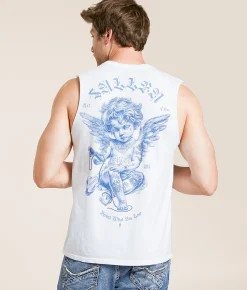 Tops | Sullen Since Birth Tank Top White