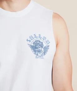 Tops | Sullen Since Birth Tank Top White
