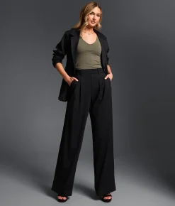 Buckle Black Single Button Blazer Black Outlet