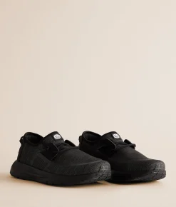 HEYDUDE™ Sirocco Jacquard Mesh Sneaker Black White Best