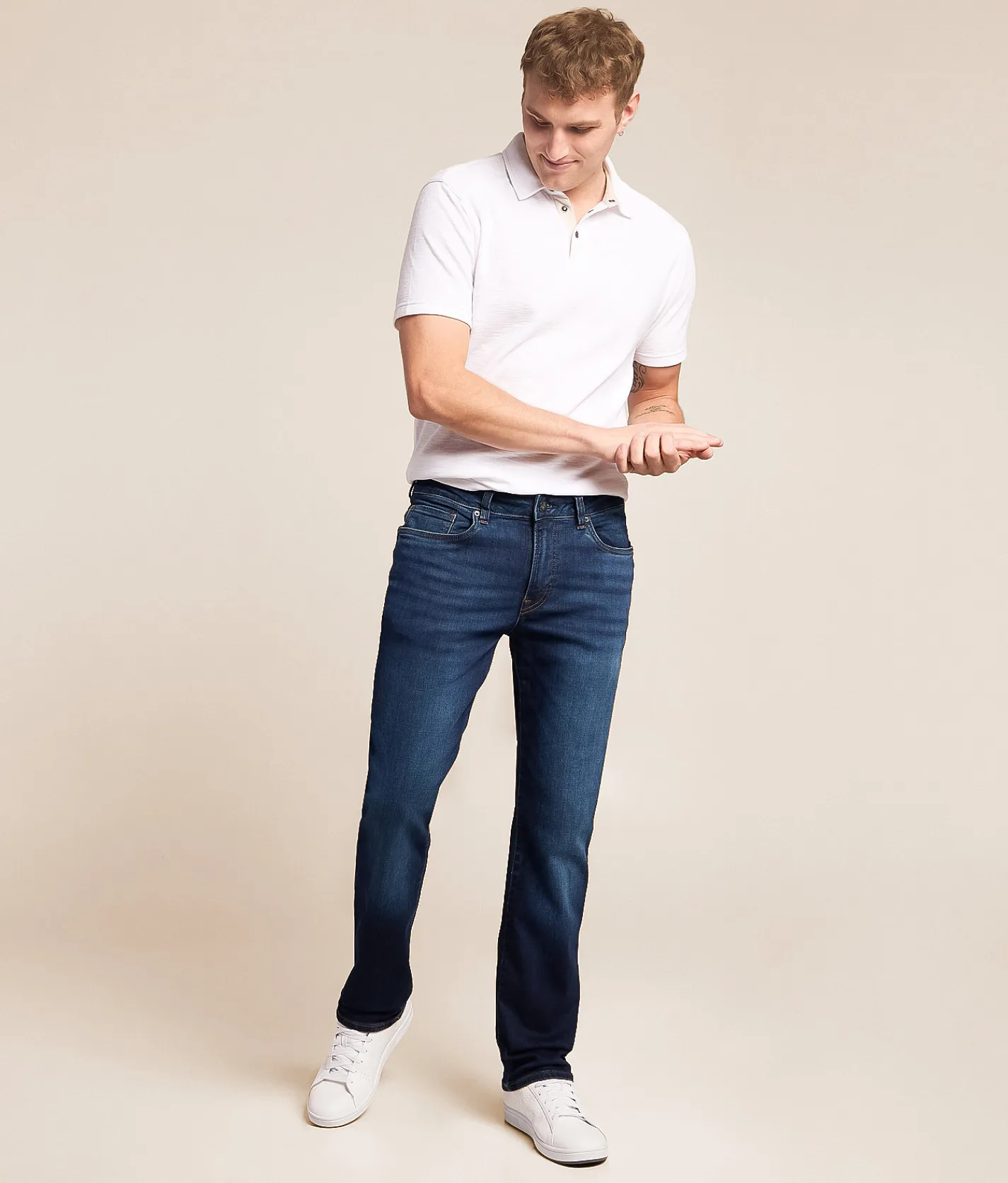 Bottoms|Jeans | Buffalo Six Straight Stretch Jean Indigo
