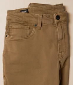 Bottoms|Jeans | Buffalo Six Straight Stretch Jean Dark Beige