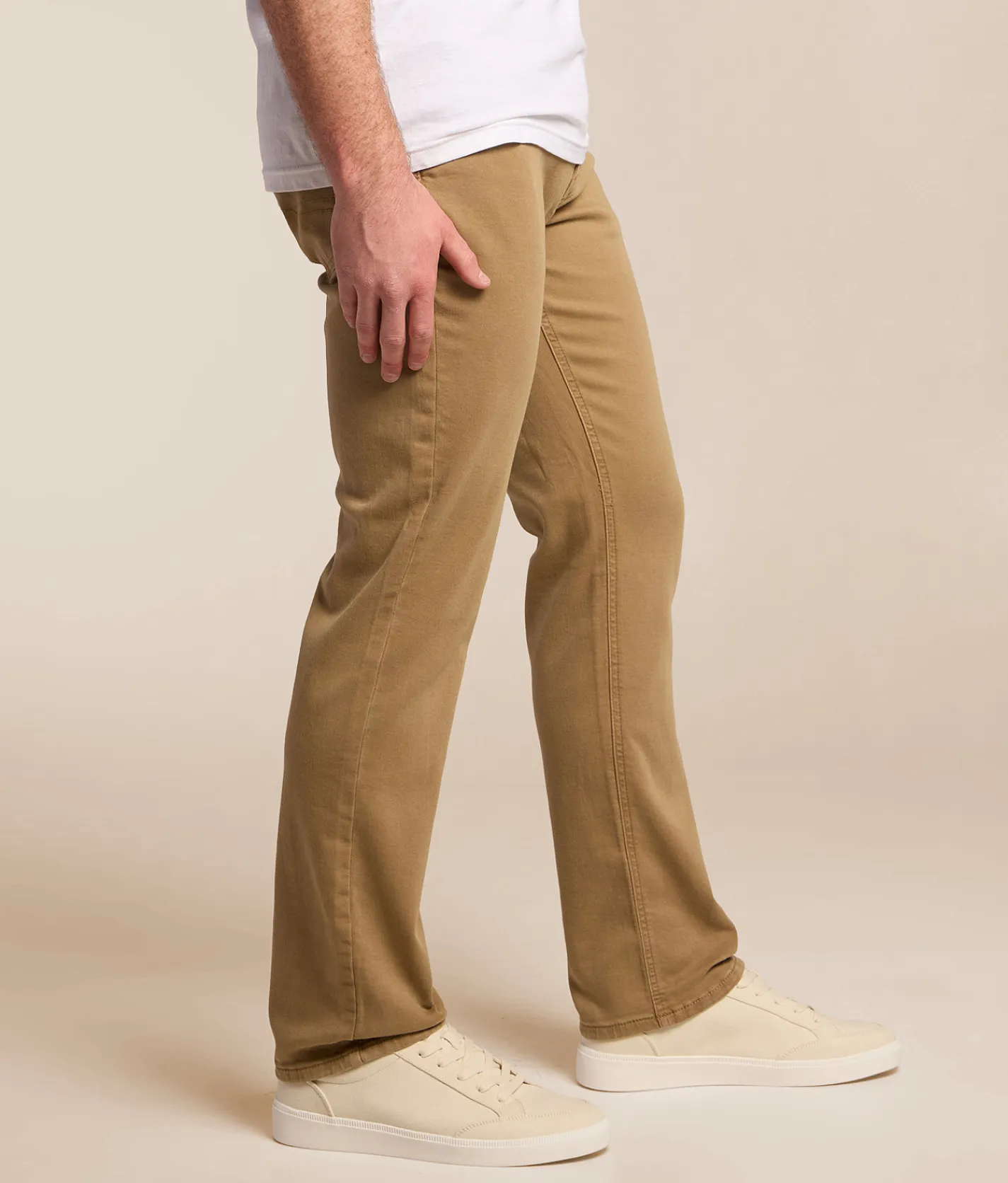 Bottoms|Jeans | Buffalo Six Straight Stretch Jean Dark Beige
