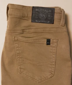 Bottoms|Jeans | Buffalo Six Straight Stretch Jean Dark Beige
