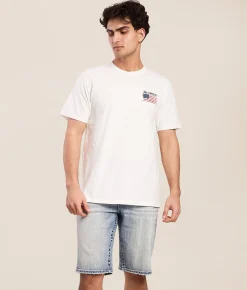 Tops|Graphic T-Shirts | Tail Chasers Club Skeleton Hunt T-Shirt Antique White