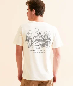 Graphic T-Shirts | Sendero Provisions Co. Skeleton Riders T-Shirt White