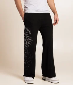 Bottoms | Affliction Skeleton Sweatpant Black