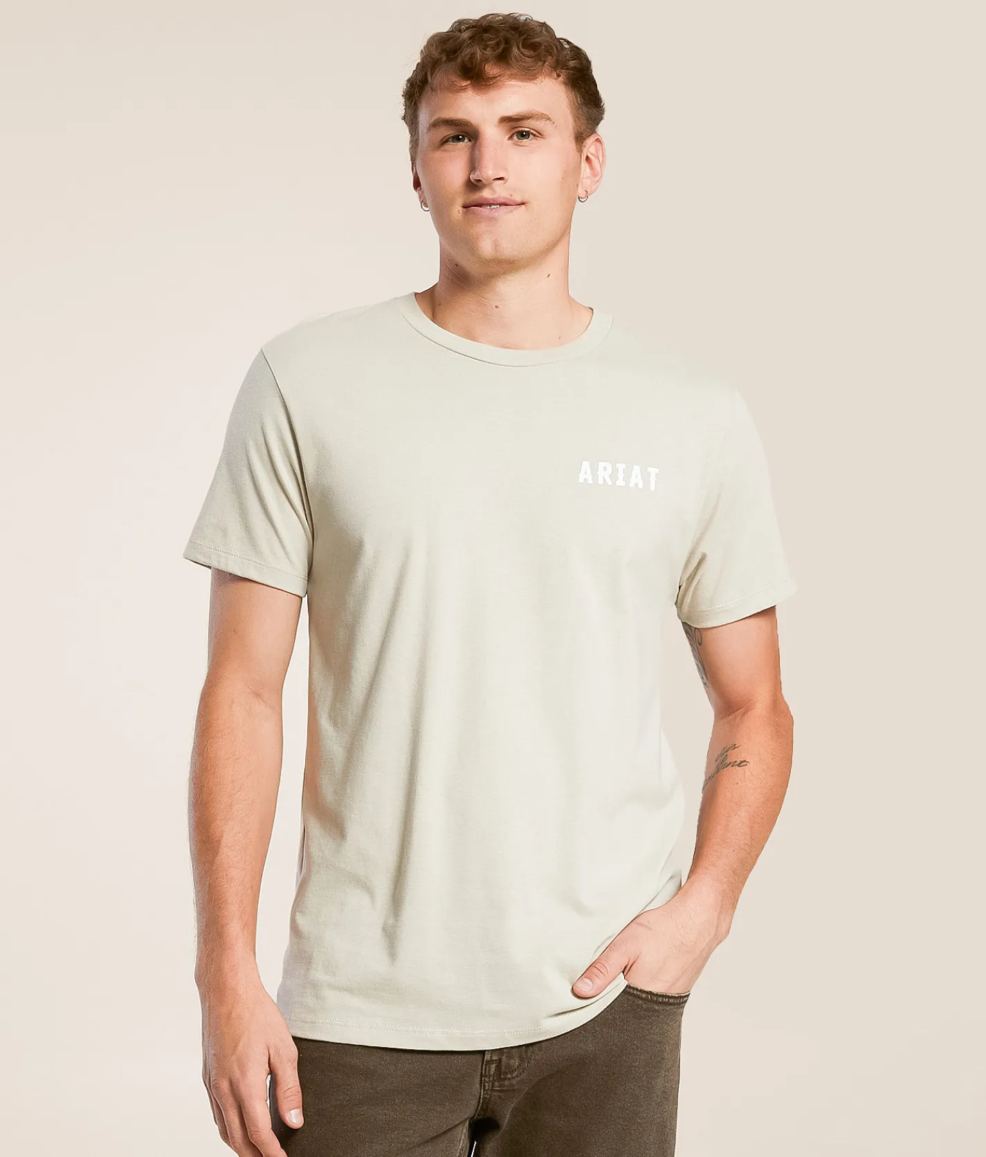 Ariat Sketchy Scene T-Shirt Pure Cashmere Online
