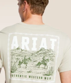 Ariat Sketchy Scene T-Shirt Pure Cashmere Online