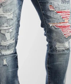 Industrial Indigo Skinny Stretch Jean Indigo Clearance