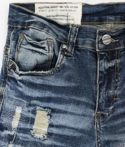 Industrial Indigo Skinny Stretch Jean Indigo Clearance