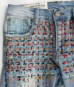 Sale Jeans|Bottoms | Industrial Indigo Skinny Stretch Jean Indigo