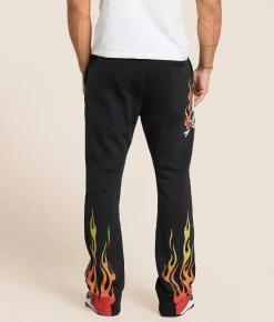 Bottoms | Ed Hardy Skull Flames Sweatpant Black