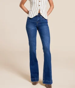 VERVET by Flying Monkey Skylar High Rise Boot Stretch Jean Sustainability New