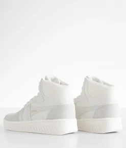 Shoes | Gola® Slam Trident High Top Leather Sneaker White White White