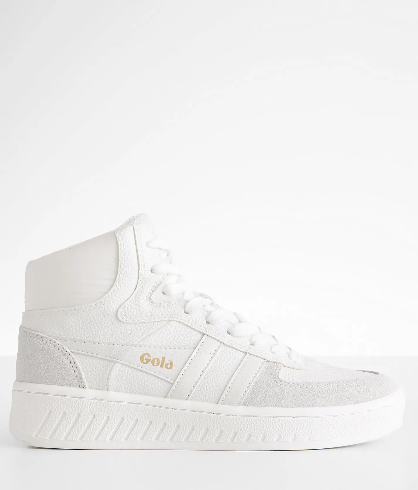 Shoes | Gola® Slam Trident High Top Leather Sneaker White White White