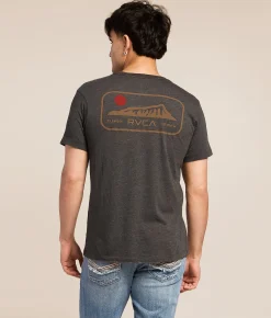 RVCA Sland Time T-Shirt Black Clearance