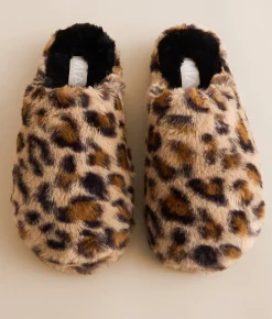 Shoes | Mia Sled Leopard Slipper Tan Leopard