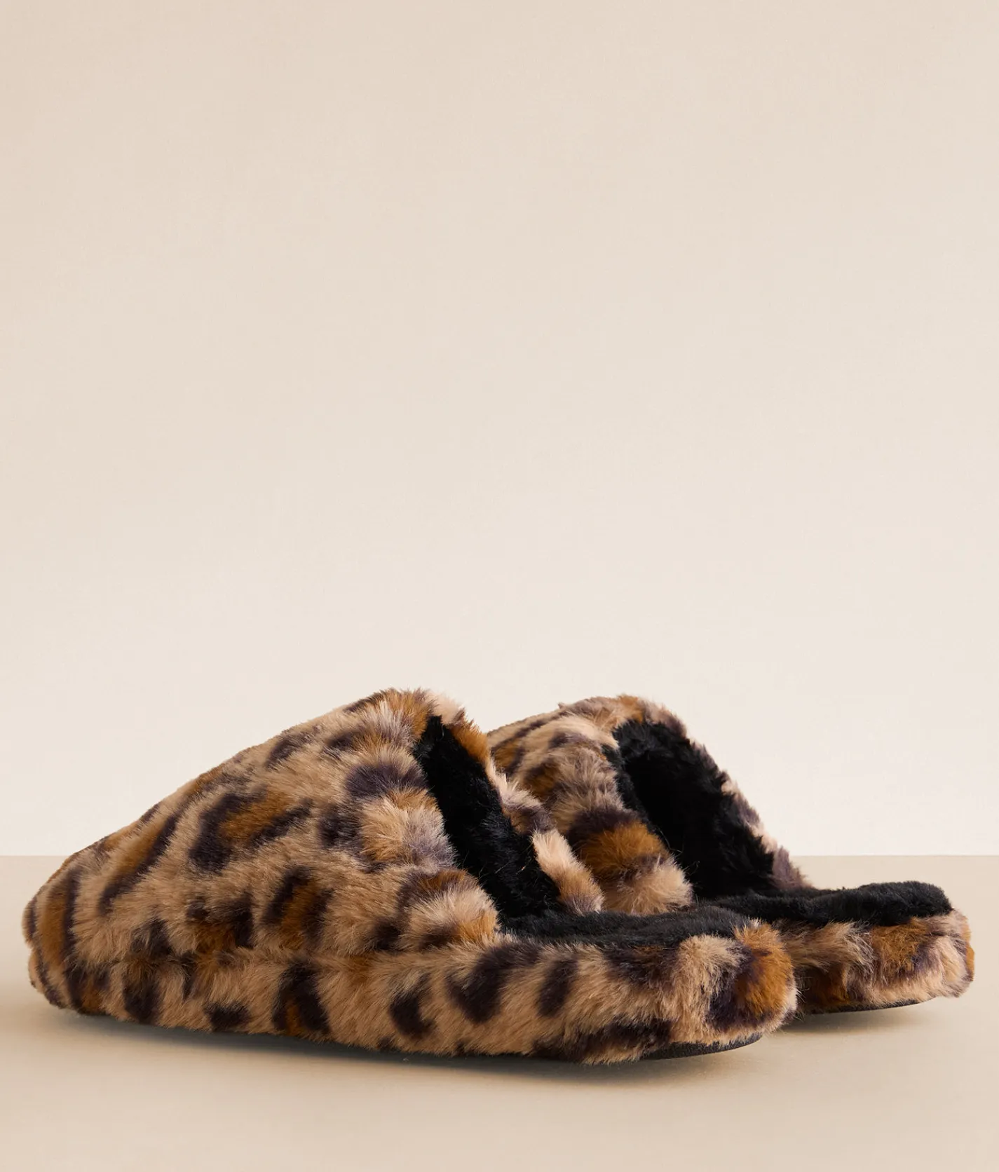 Shoes | Mia Sled Leopard Slipper Tan Leopard