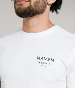 Graphic T-Shirts | Maven Co-op Slide Plate T-Shirt White