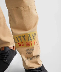 Bottoms | Smoke Rise® Slim Cargo Taper Stretch Pant Khaki