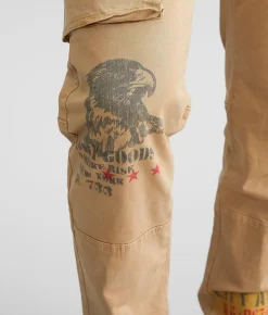 Bottoms | Smoke Rise® Slim Cargo Taper Stretch Pant Khaki