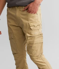 Smoke Rise® Slim Cargo Taper Stretch Pant Khaki Best