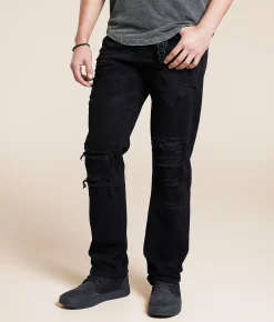 Smuggler's Moon Slim Straight Jean Black