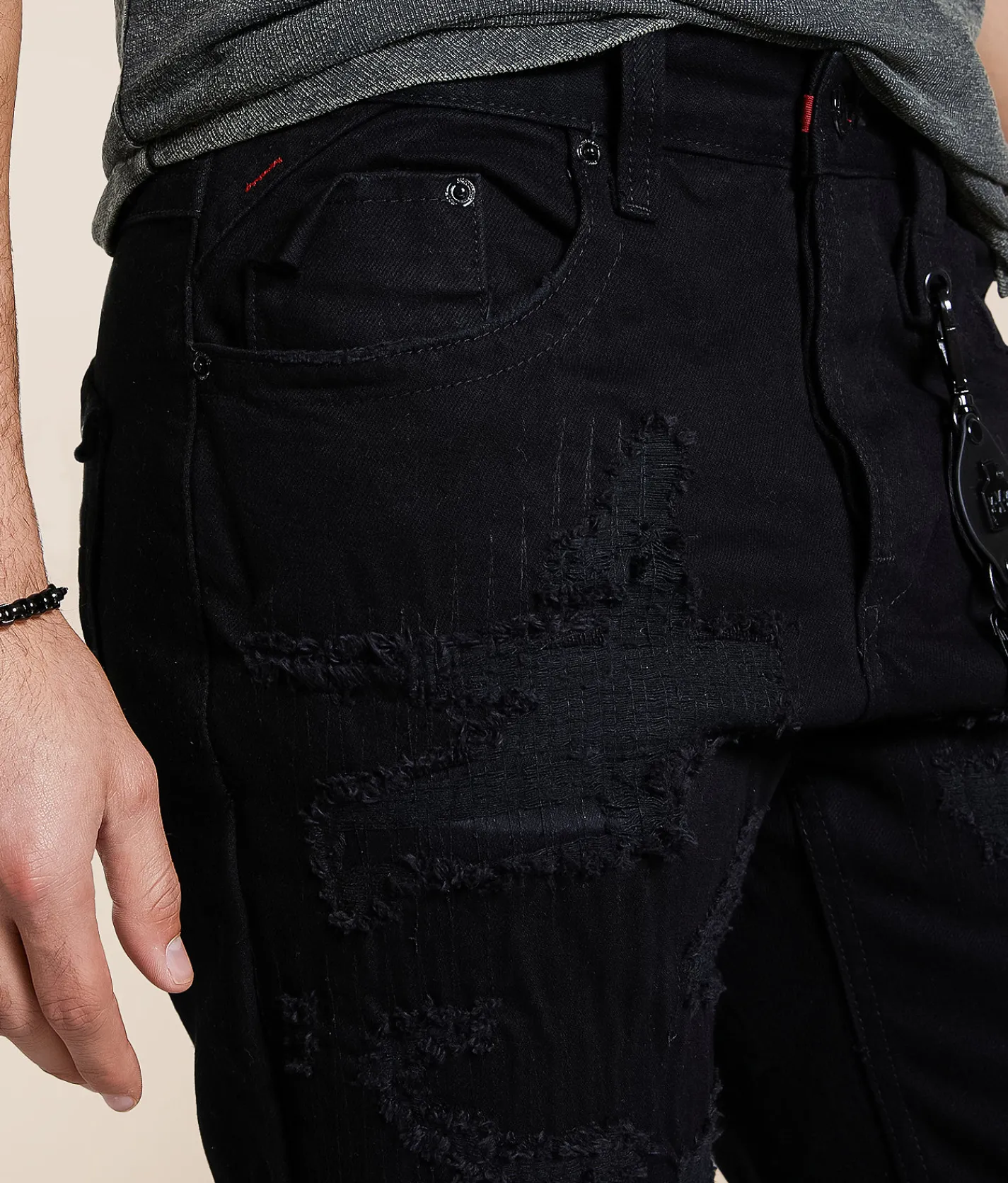 Smuggler's Moon Slim Straight Jean Black