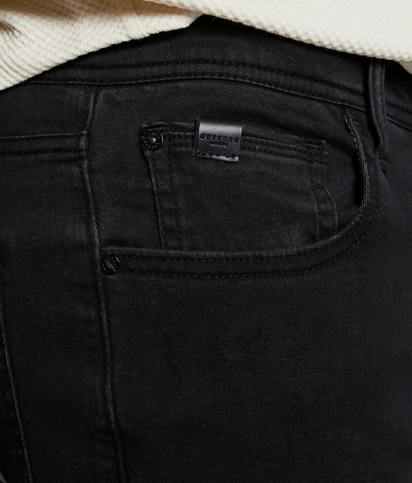 Outpost Makers Slim Straight Stretch Jean Black Discount