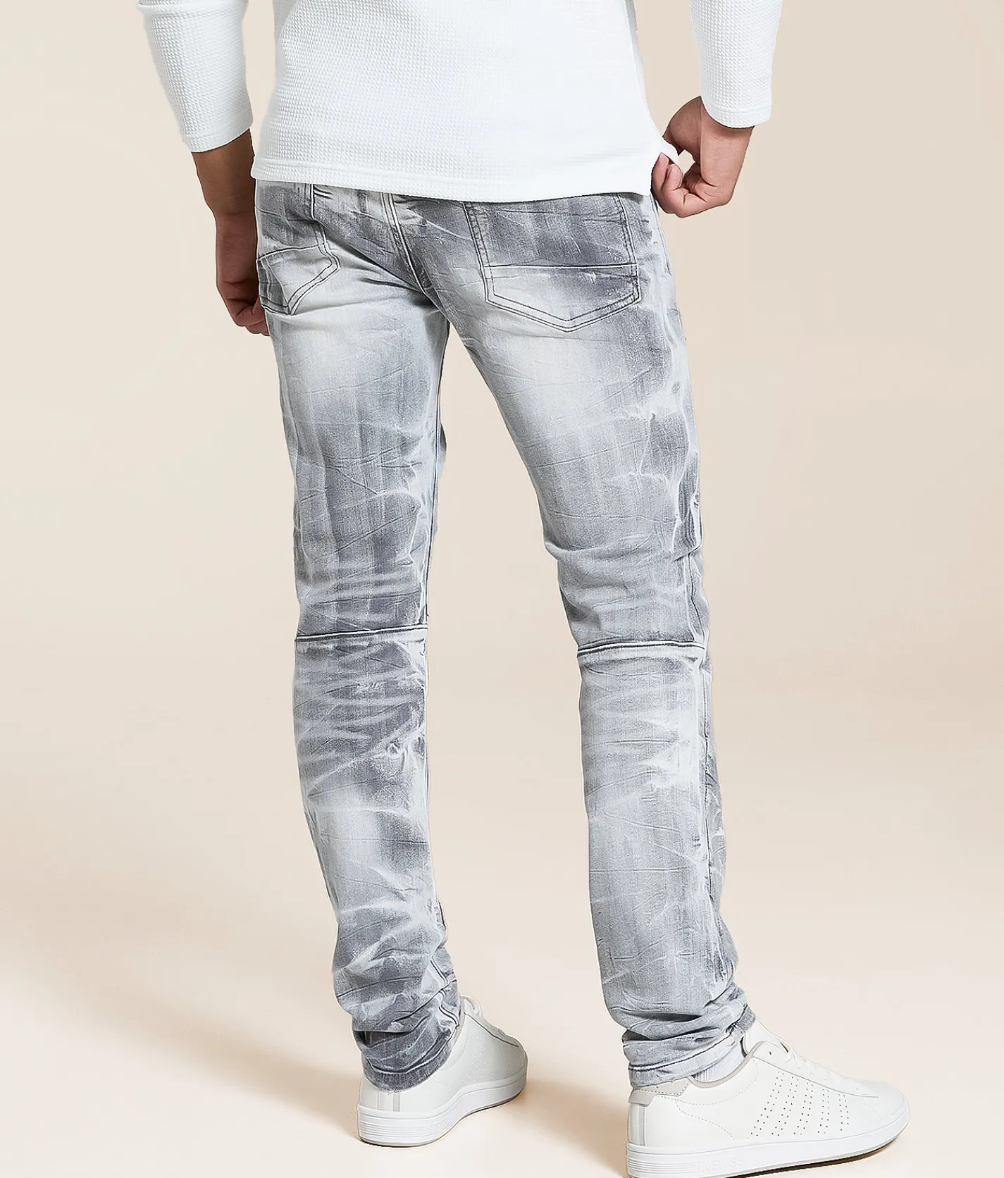 Bottoms|Jeans | Smoke Rise® Slim Straight Stretch Jean Mythical Grey