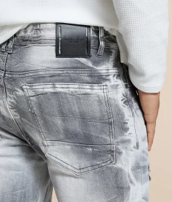 Bottoms|Jeans | Smoke Rise® Slim Straight Stretch Jean Mythical Grey