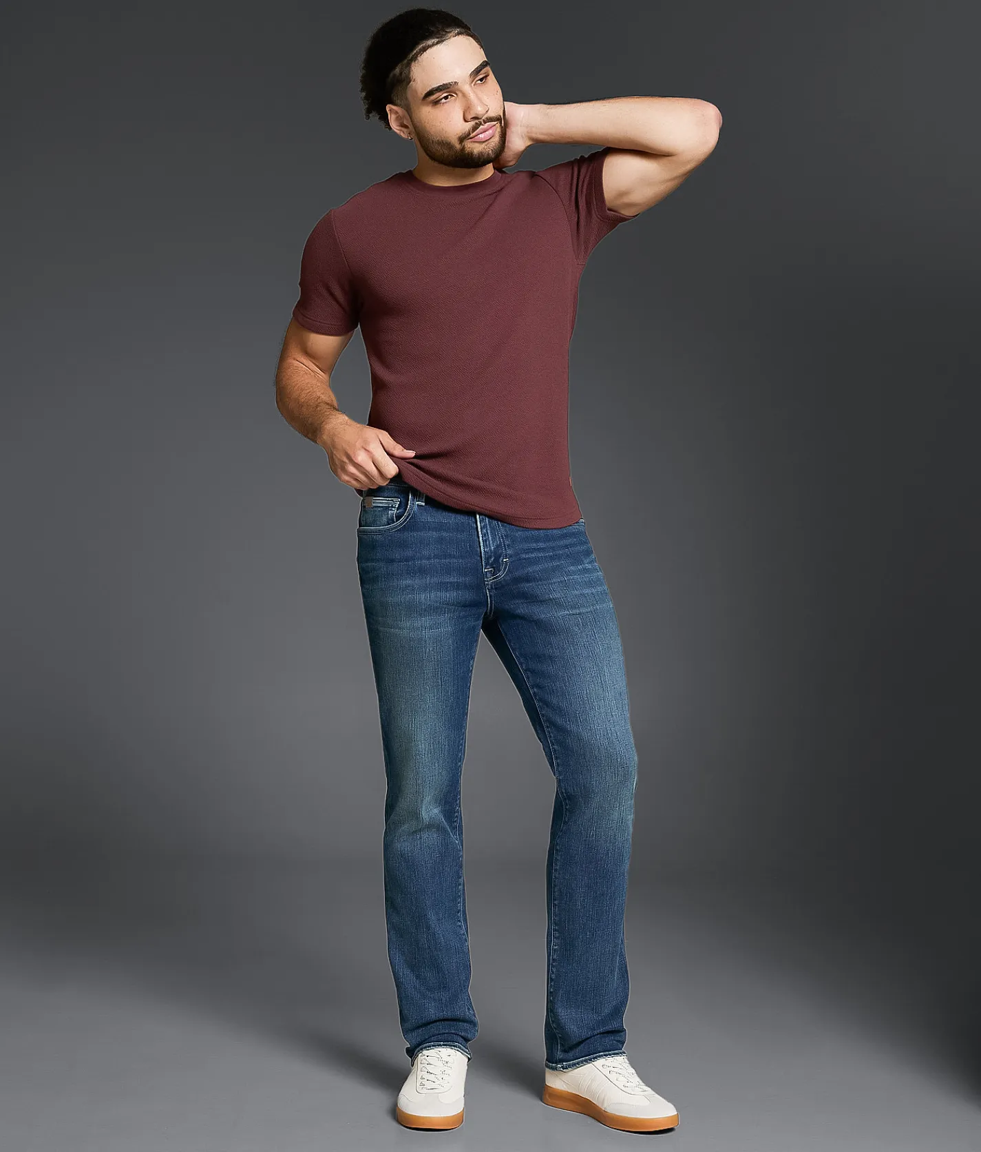 Outpost Makers Slim Straight Stretch Jean Basilik Online