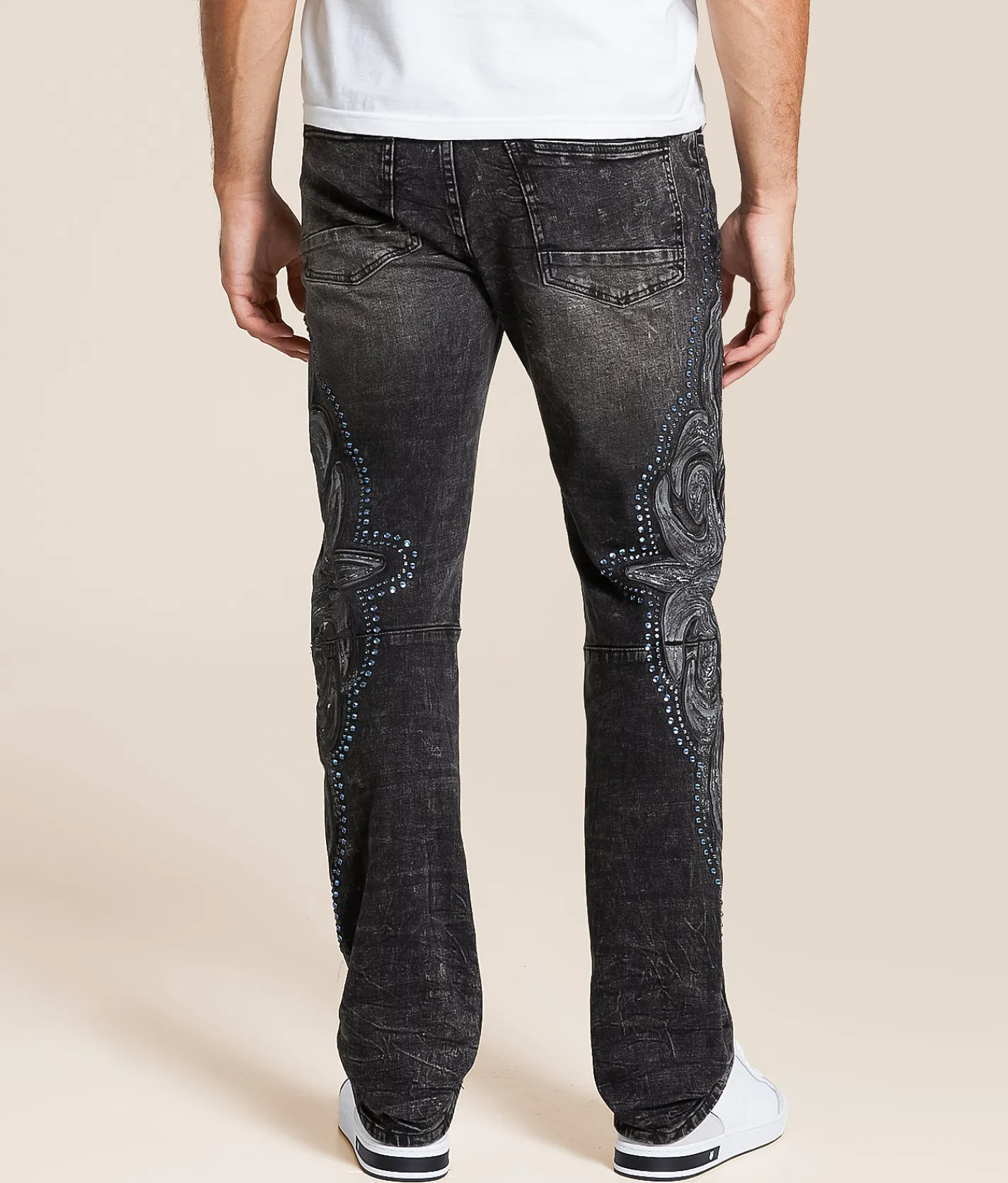 Bottoms|Jeans | Smoke Rise® Slim Straight Stretch Jean Tombstone Grey