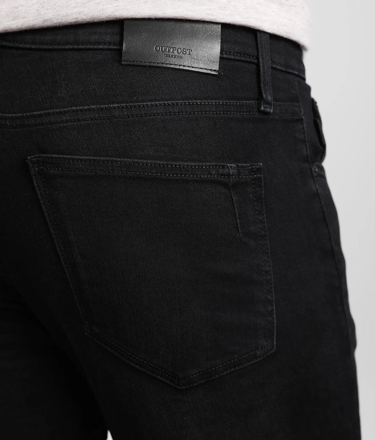 Sale Jeans|Bottoms | Outpost Makers Slim Straight Stretch Jean Black