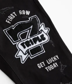 Sale Jeans|Bottoms | First Row® Slim Straight Stretch Jean Black