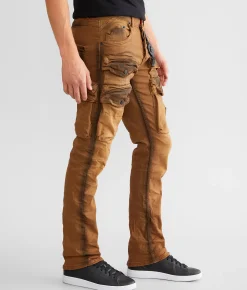 Smuggler's Moon Slim Stretch Jean British Khaki New
