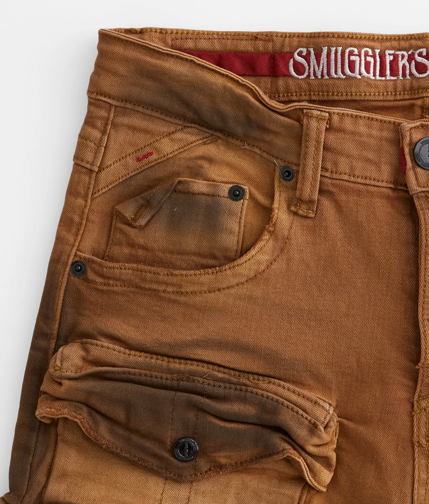 Smuggler's Moon Slim Stretch Jean British Khaki New