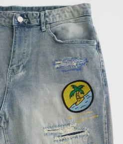 Bottoms|Shorts | First Row® Slim Stretch Short Light Stone Tint