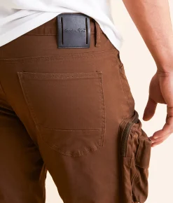 Sale Jeans|Bottoms | Smoke Rise® Slim Taper Cargo Stretch Jean Bison